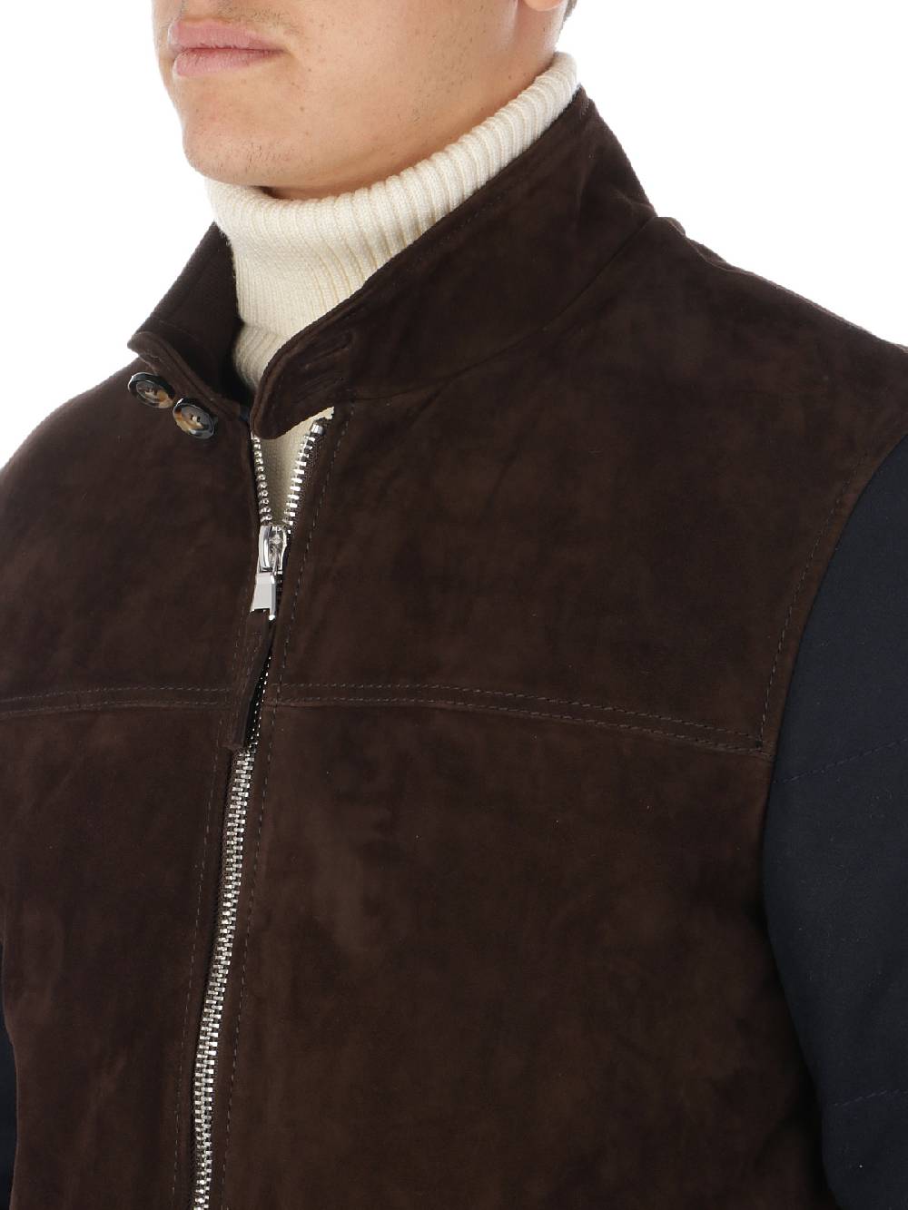 THE JACK LEATHERS Giacca in Suede Uomo Matthias Online Outlet