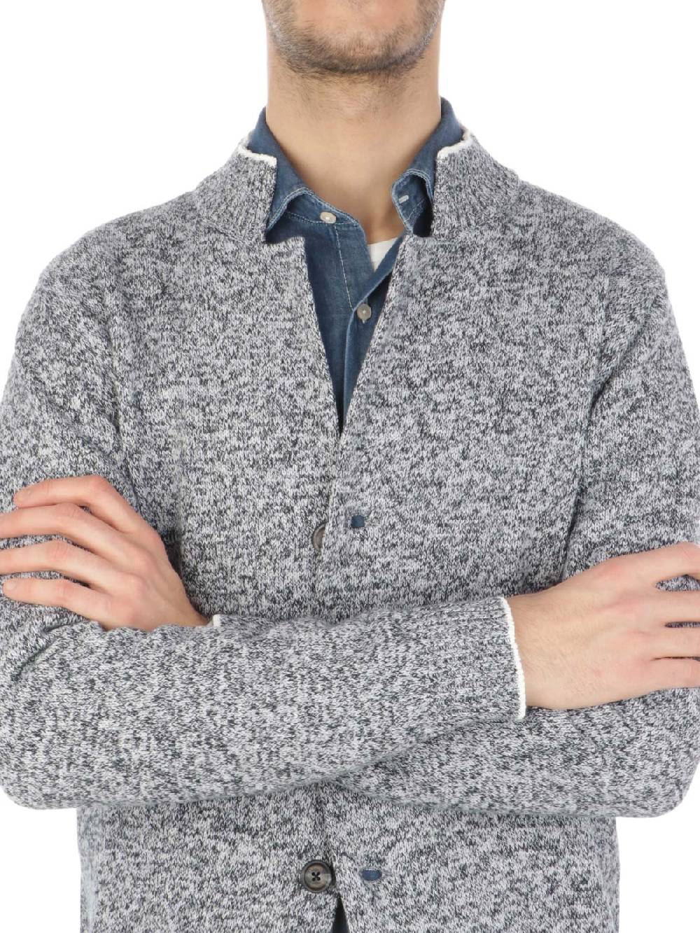Eleventy Jersey Maglia Giacca Cardigan Liquidazione