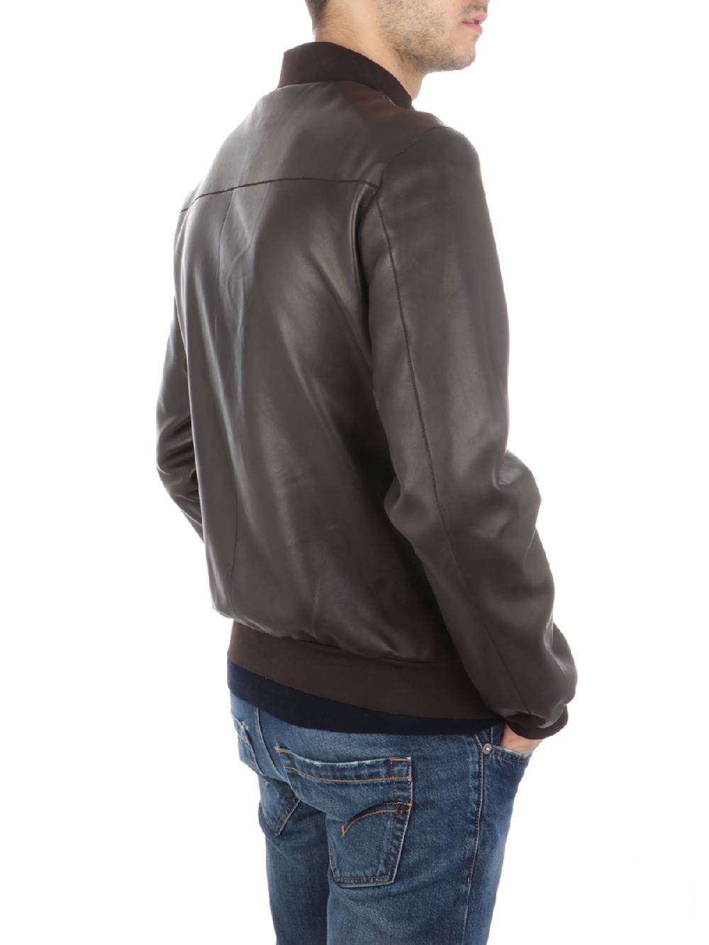 THE JACK LEATHERS Giacca in Pelle Uomo Derek Seamless Offerte speciali