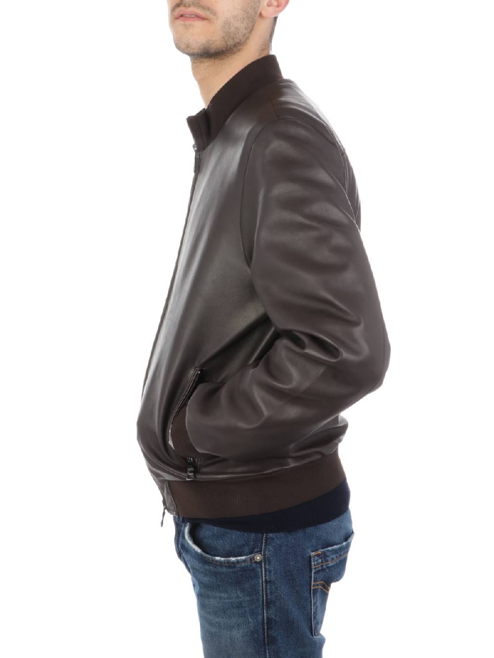 THE JACK LEATHERS Giacca in Pelle Uomo Derek Seamless Offerte speciali
