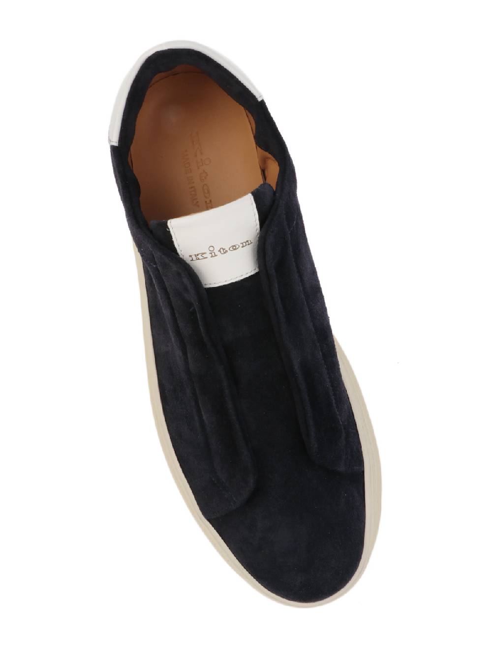 KITON Sneakers Uomo in Suede senza Lacci Black Friday Prezzi