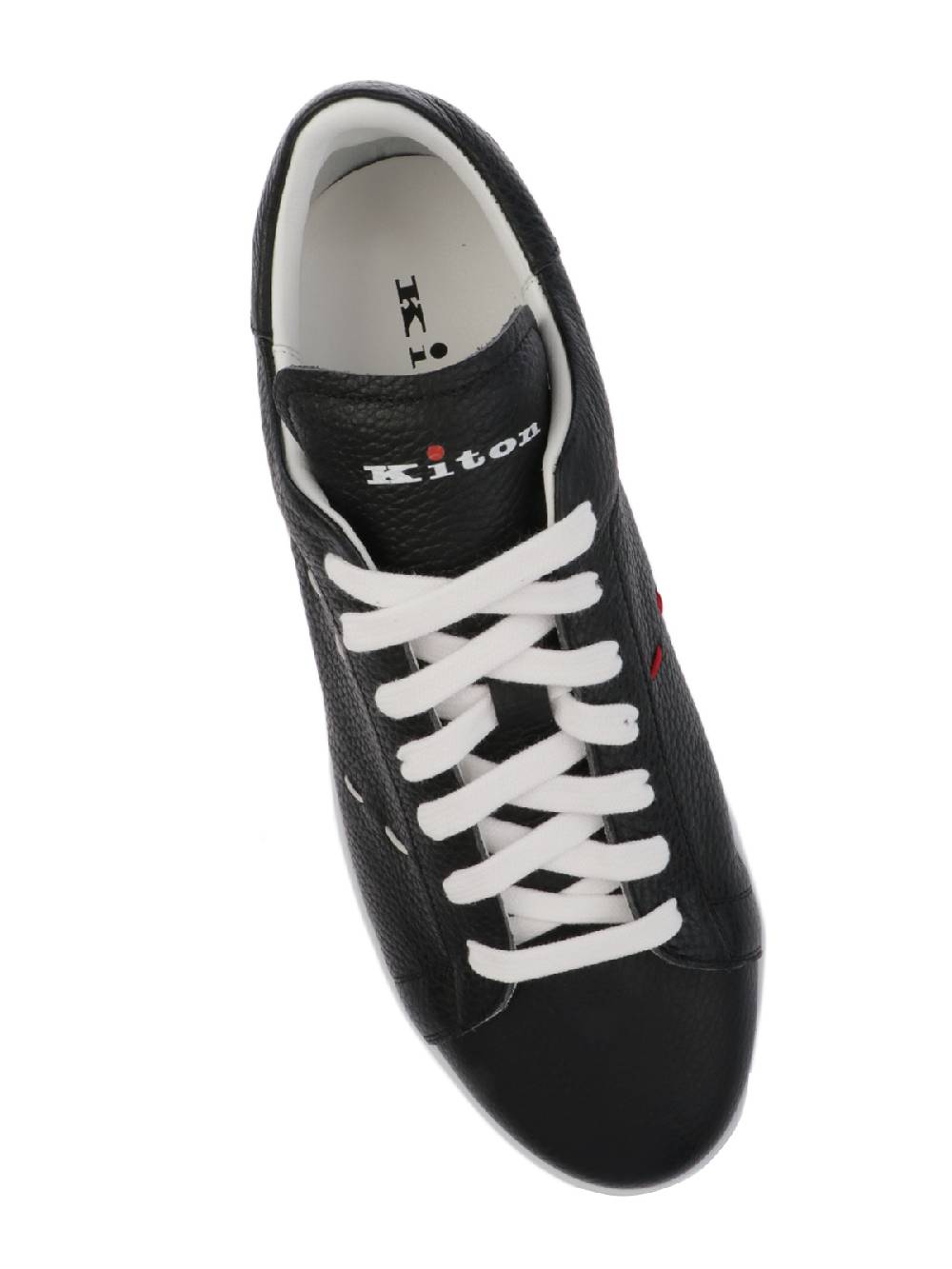 KITON Sneakers Uomo Stitching in Pelle In vendita