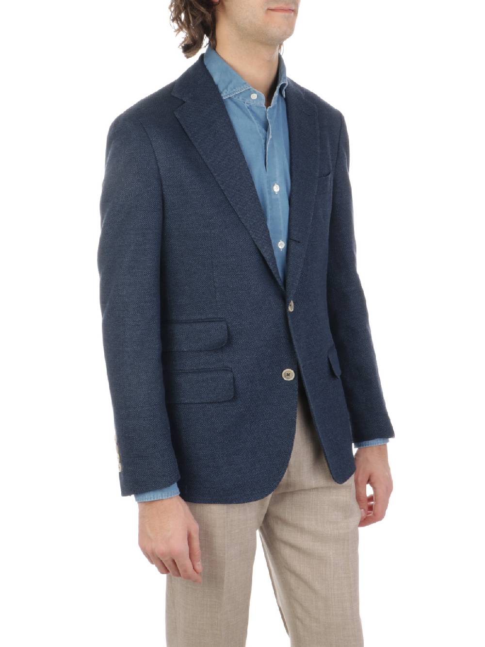 ELEVENTY Giacca Uomo in Lino e Cotone