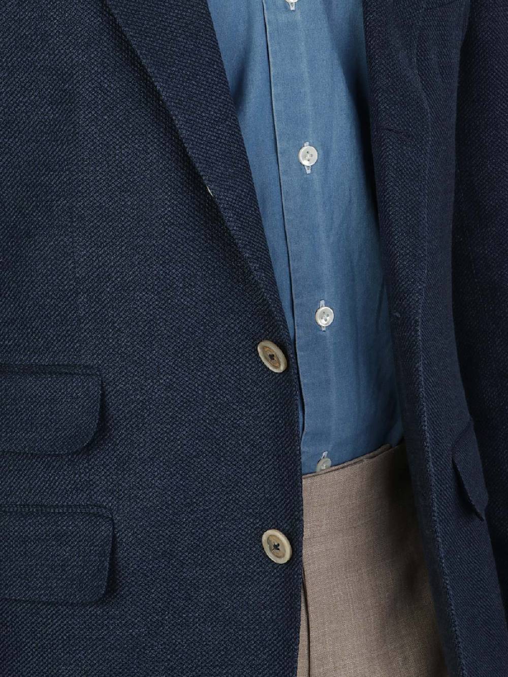 ELEVENTY Giacca Uomo in Lino e Cotone Duty-free