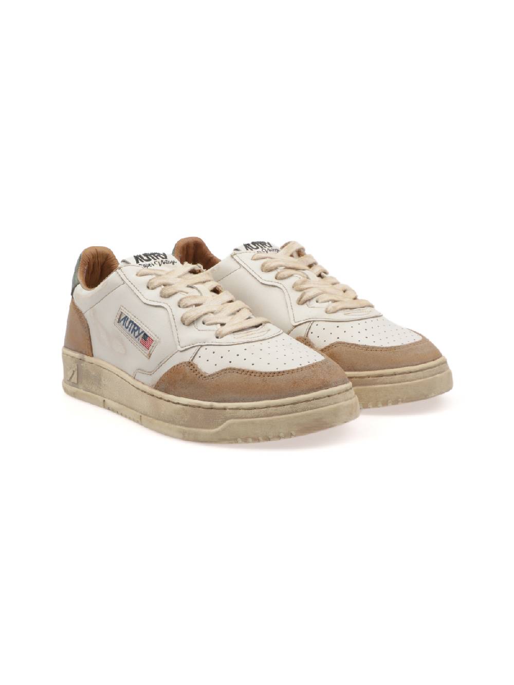 AUTRY Sneakers Uomo Super Vintage In Pelle