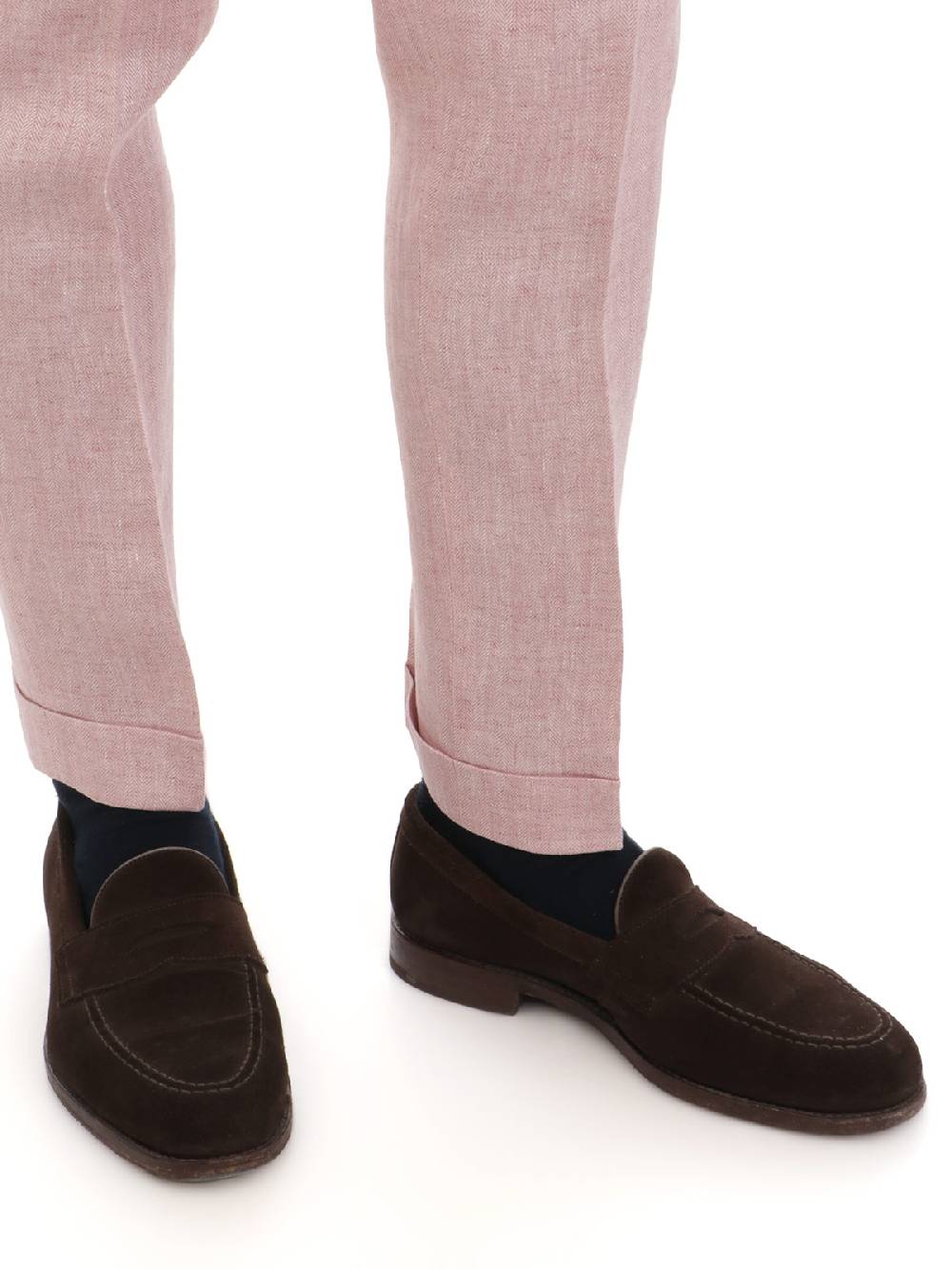 BERWICH Pantalone Uomo Retrolong in Lino Economico