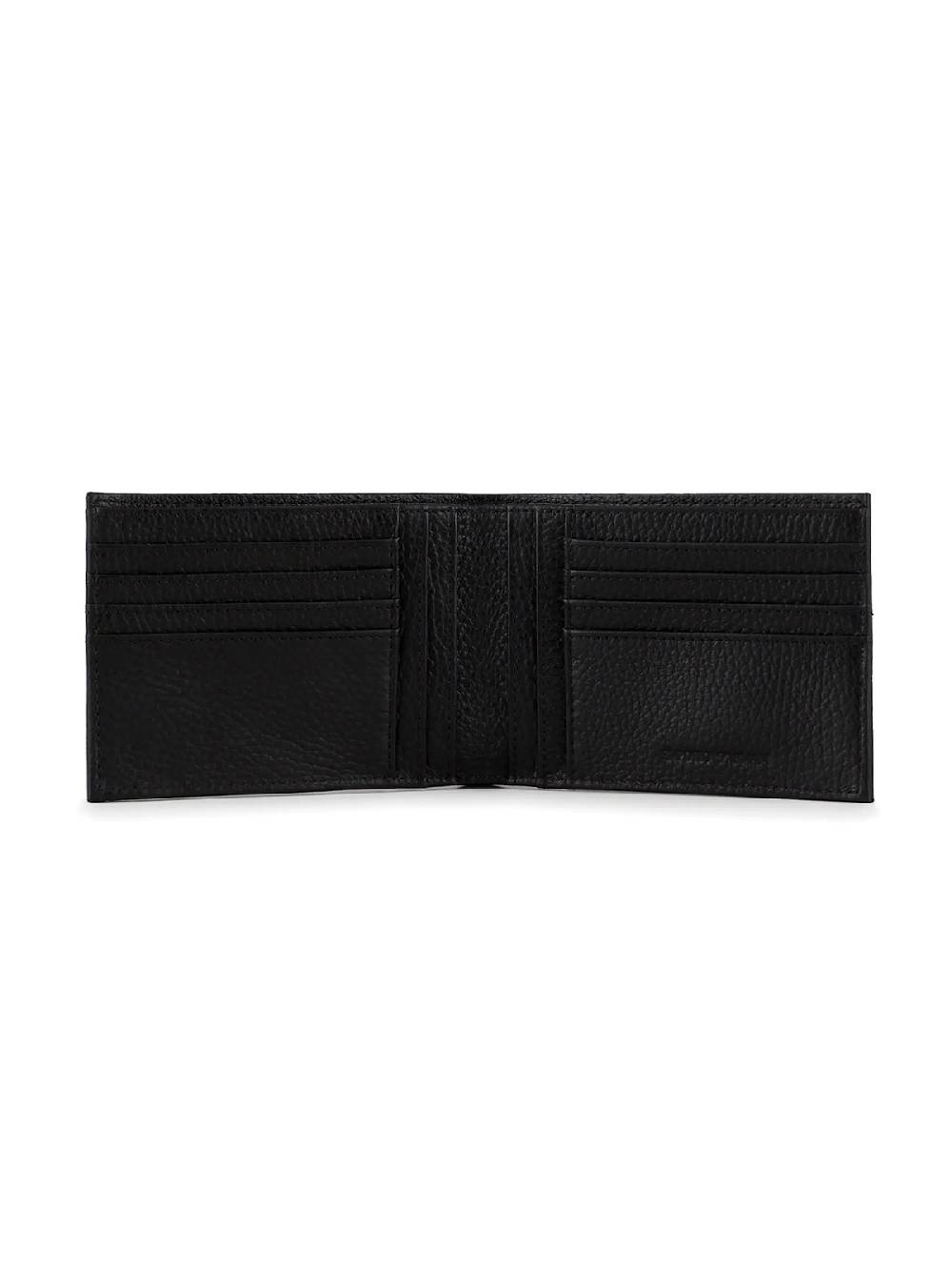 EMPORIO ARMANI Portafiglio Uomo in Pelle Bottalata In Vendita