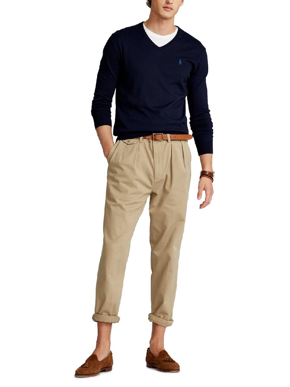 POLO RALPH LAUREN Maglia Uomo Scollo V Fornitura limitata