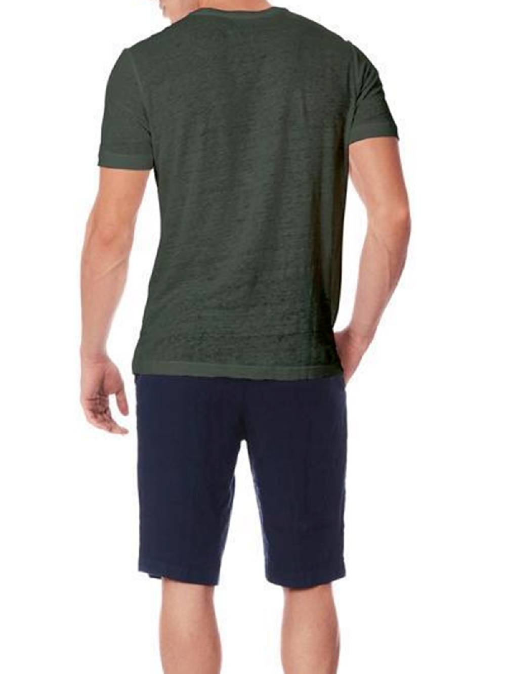 ZEYBRA T-shirt Uomo In Lino Online Outlet