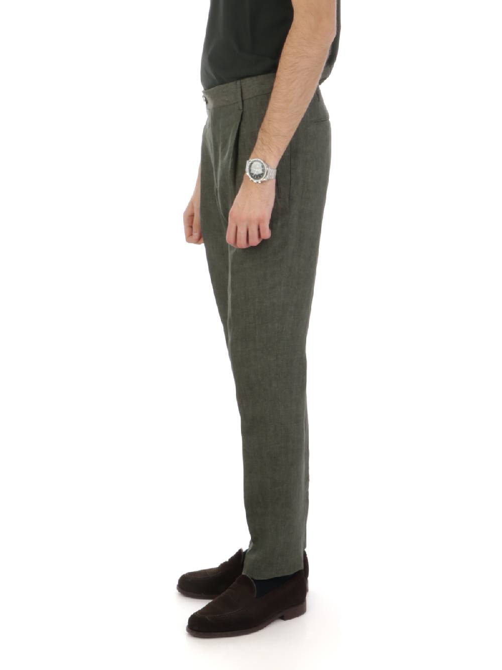 BERWICH Pantalone Uomo in Lino Nuovi prodotti