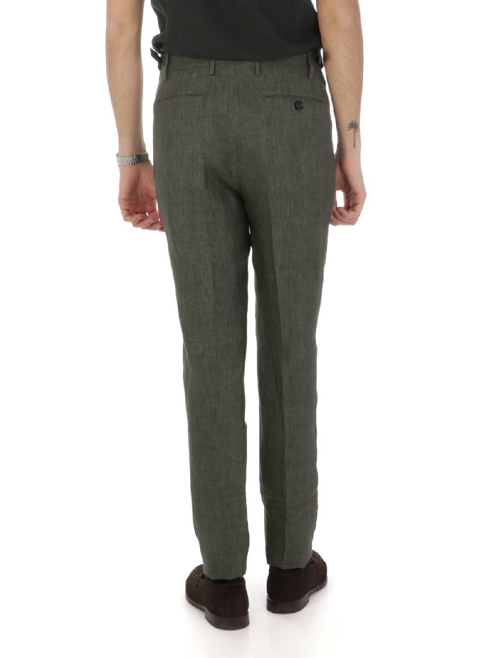 BERWICH Pantalone Uomo in Lino Nuovi prodotti