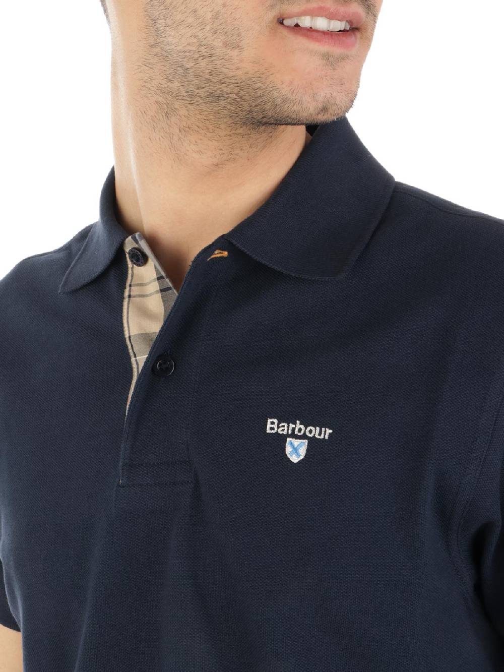 BARBOUR Polo Uomo in Cotone Piqué Sconti VIP