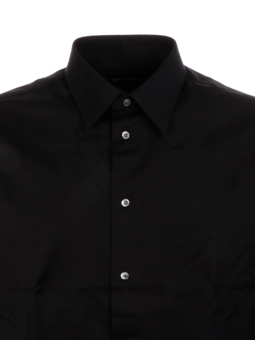 EMPORIO ARMANI Camicia Uomo Twill di Cotone Super sconto