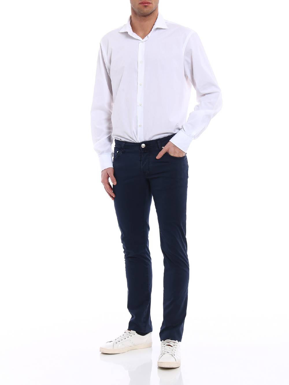 JACOB COHEN Pantaloni Uomo in Cotone Enormi sconti