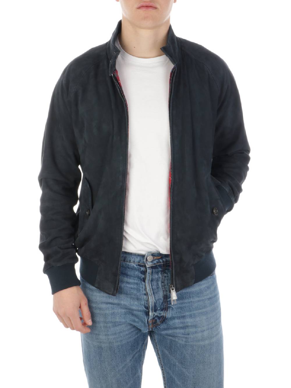 BARACUTA Giacca G9 in Pelle Scamosciata Shopping Online