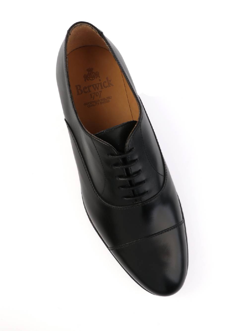 BERWICK 1707 Scarpa Oxford Uomo Box Calf Sconto