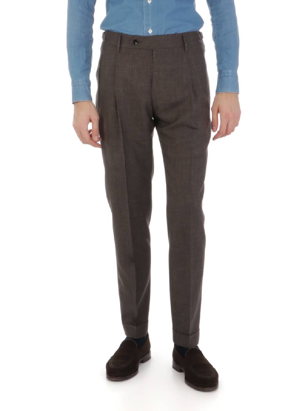 BERWICH Pantalone Uomo Vulcanoz Loro Piana Nuova