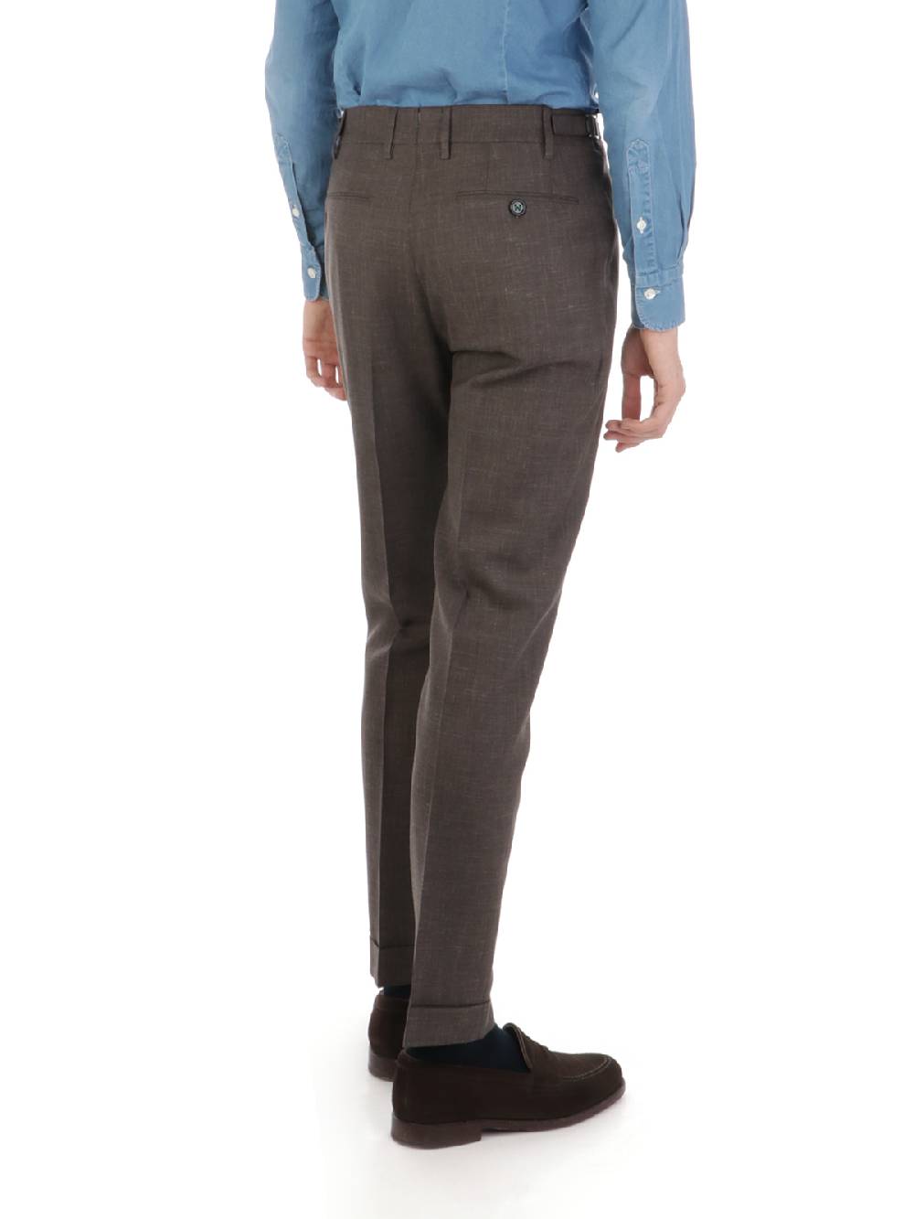 BERWICH Pantalone Uomo Vulcanoz Loro Piana Nuova