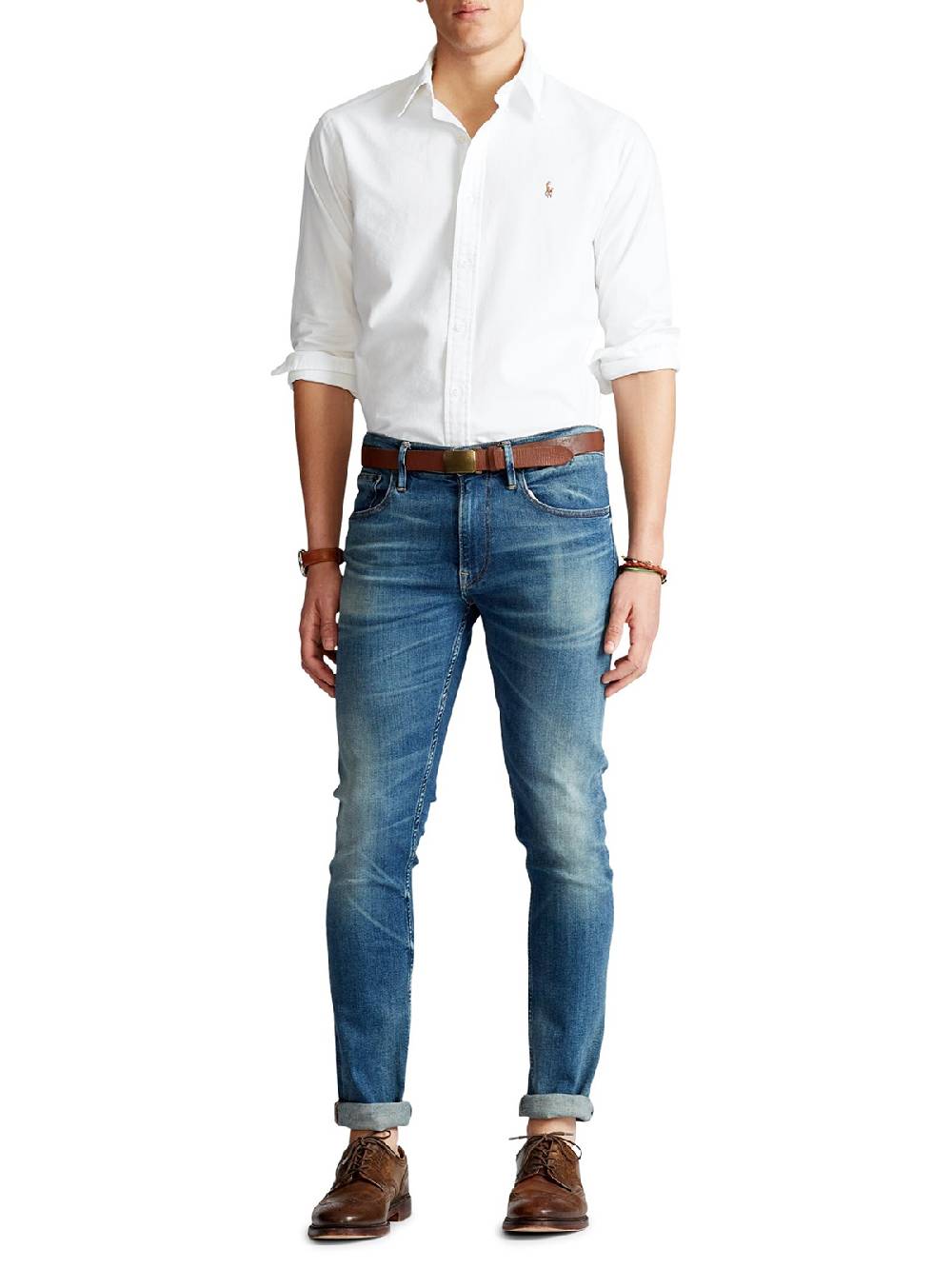 POLO RALPH LAUREN Camicia Oxford Uomo Custom Fit Offerta esclusiva