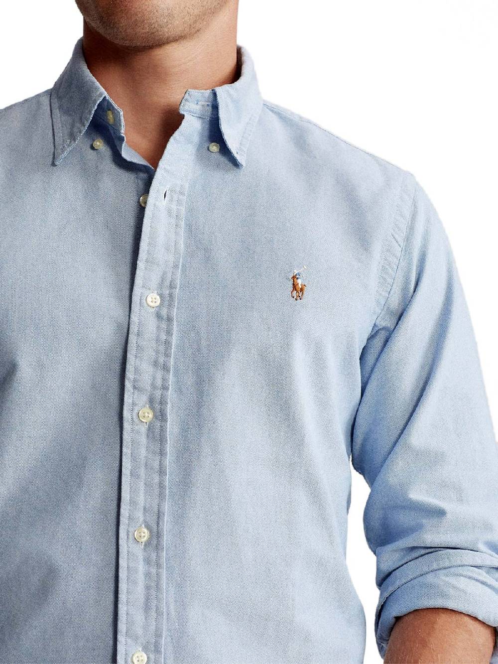 POLO RALPH LAUREN Camicia Oxford Uomo Custom Fit Vendite stagionali