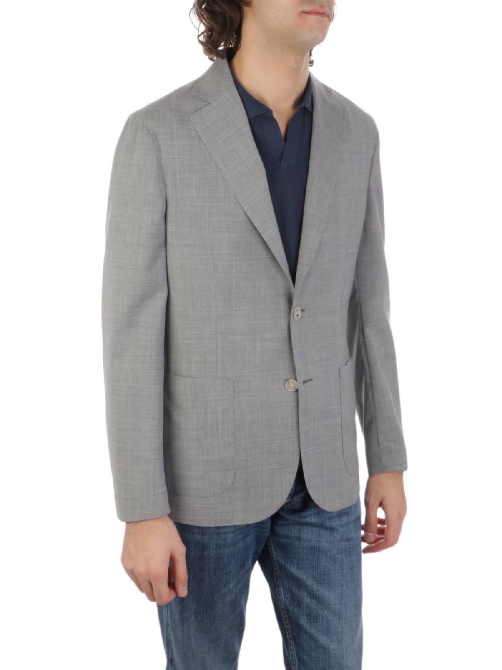 BARBA Giacca Uomo Easy In Lana Stretch Nuovi prodotti