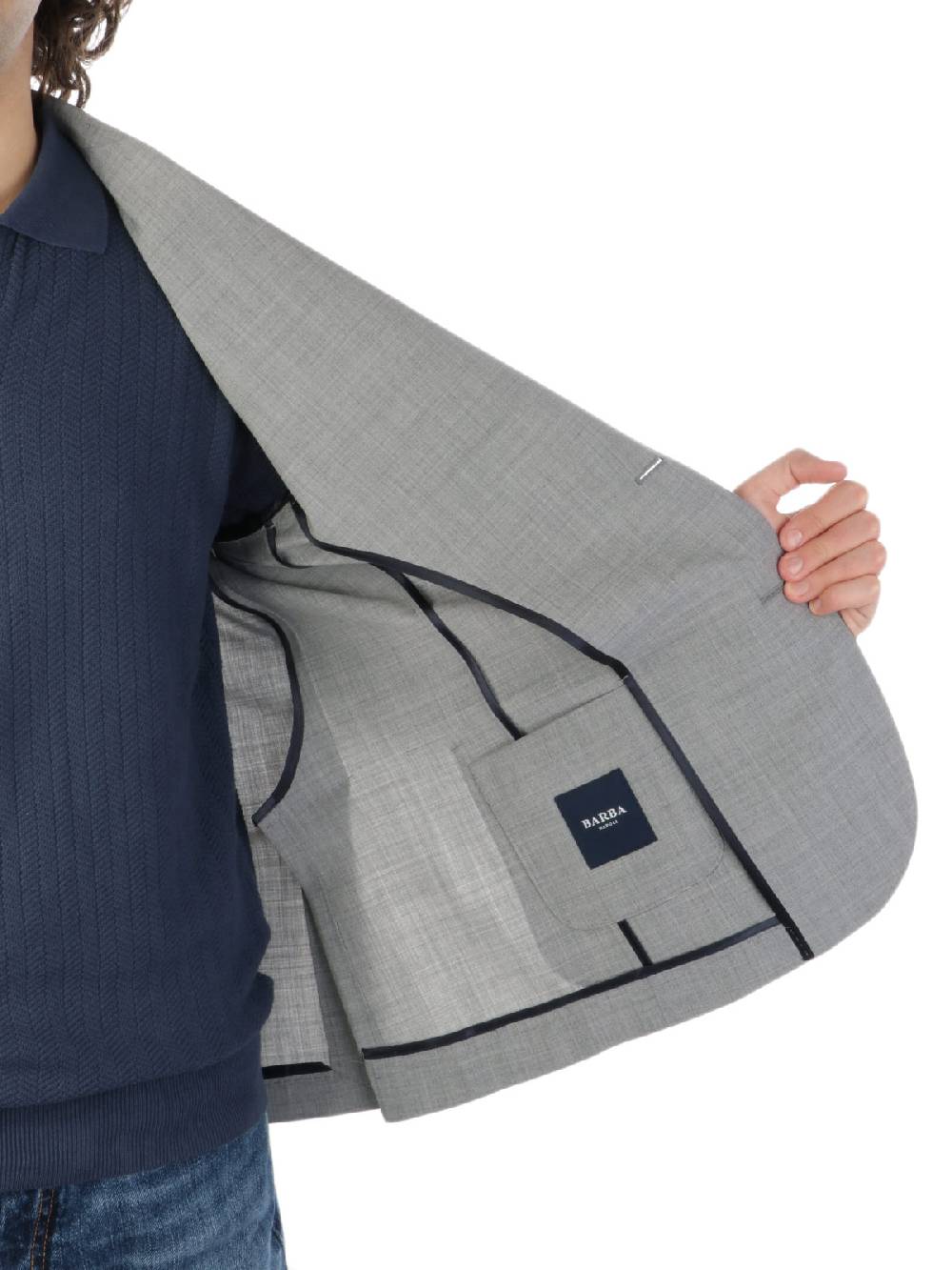 BARBA Giacca Uomo Easy In Lana Stretch Nuovi prodotti