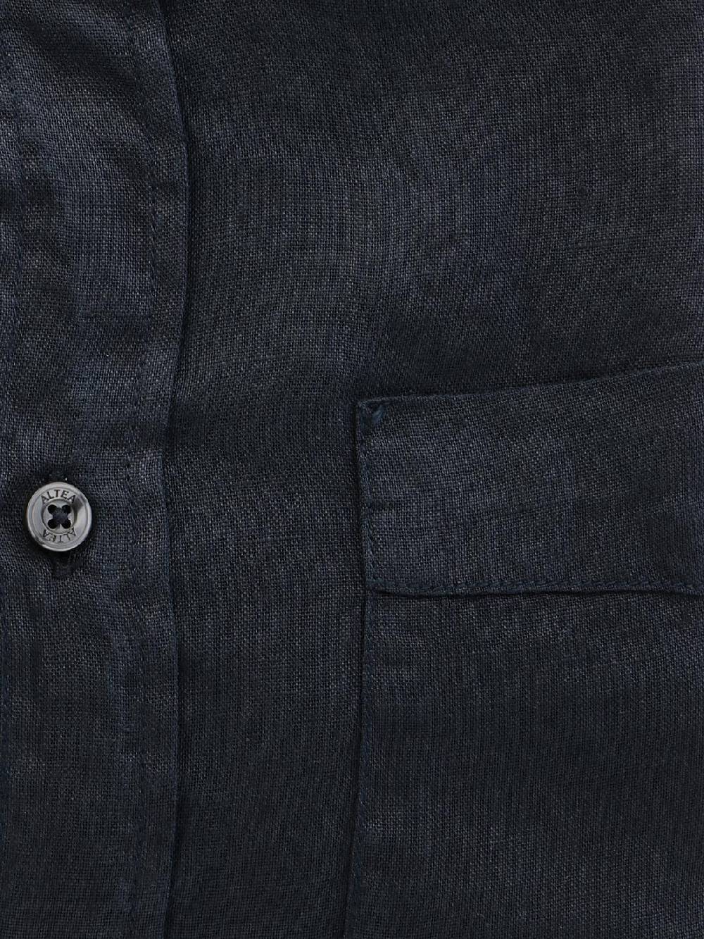 ALTEA Camicia Uomo In Lino Tinto In Capo Latest stili