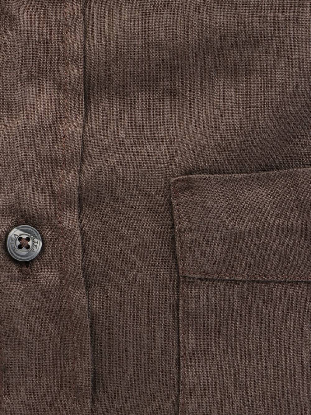 ALTEA Camicia Uomo In Lino Tinto In Capo Promozione temporanea