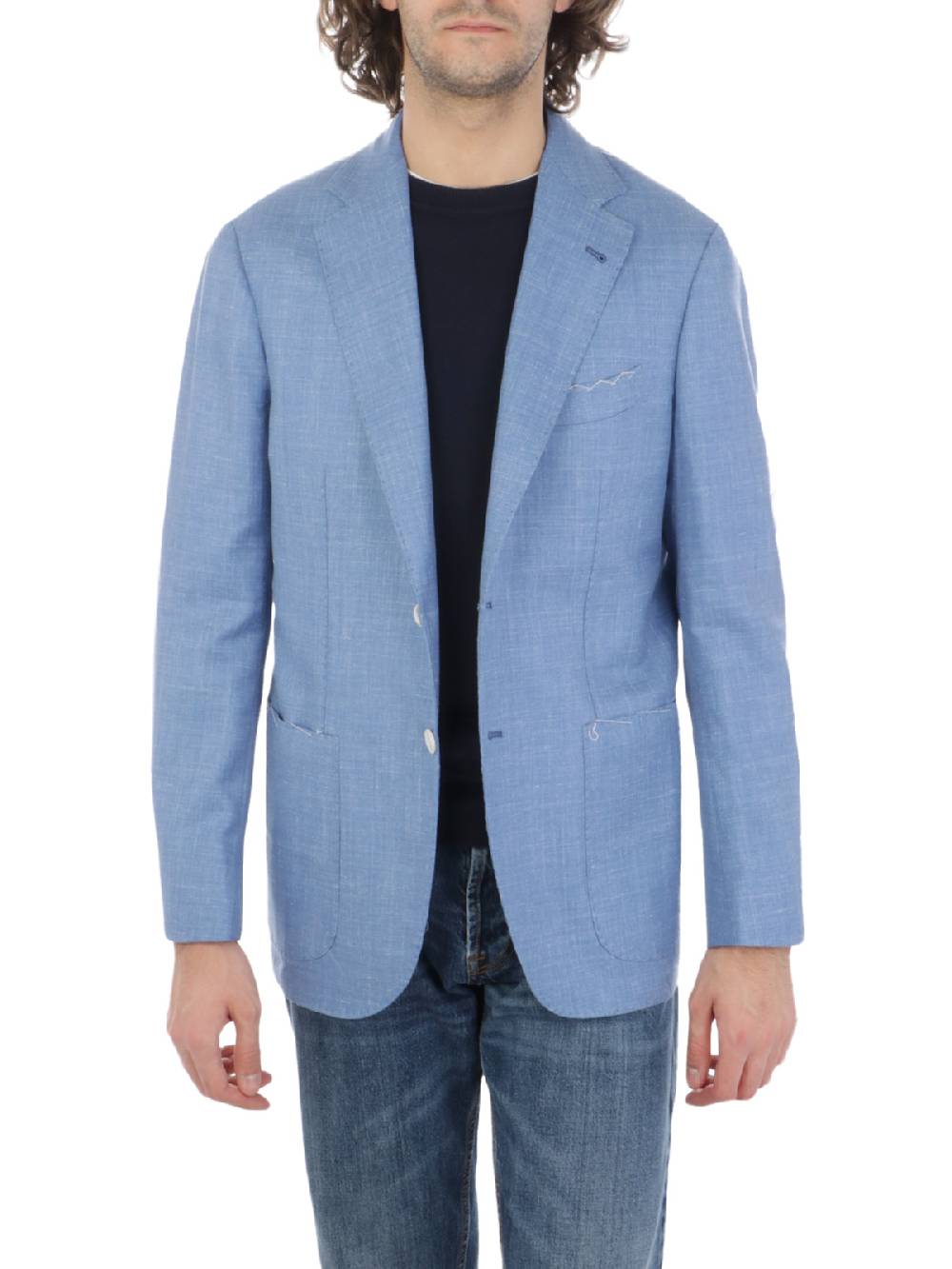 SARTORIO Giacca Uomo In Lana E Seta Fino al 50% di sconto