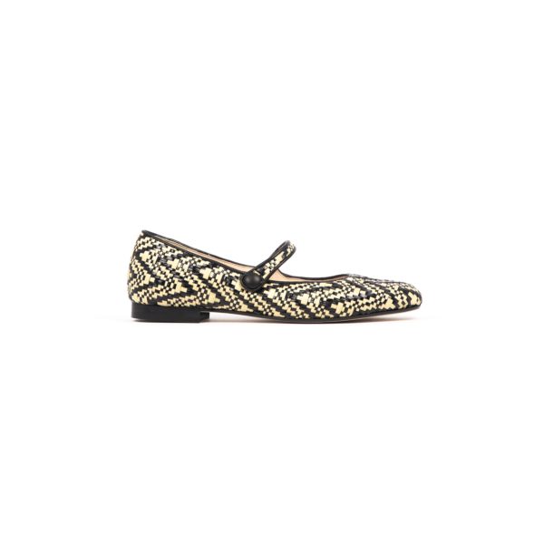Prosperine Ballerina “bebè” da Donna in Rafia Spigata