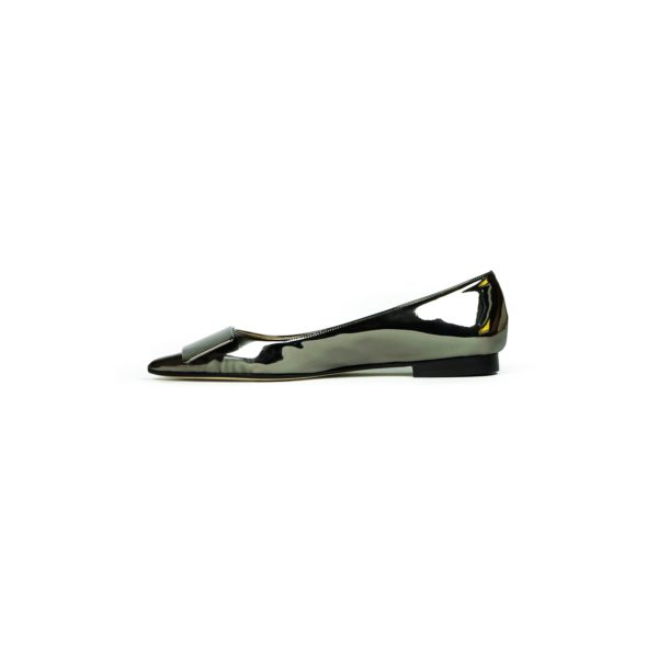 Prosperine Ballerina da Donna Effetto Specchio con Placca Italia