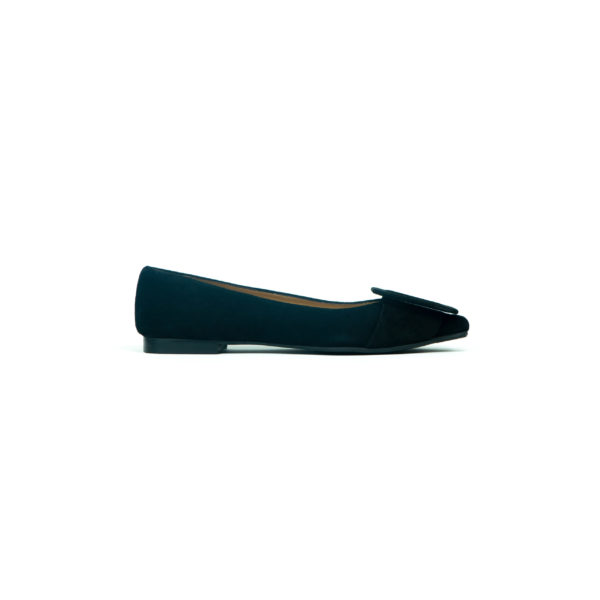 Prosperine Ballerina da Donna in Camoscio con Accessorio