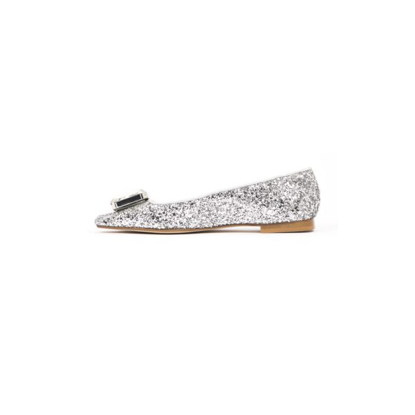 Prosperine Ballerina da Donna in Glitter con Pietra Promozione