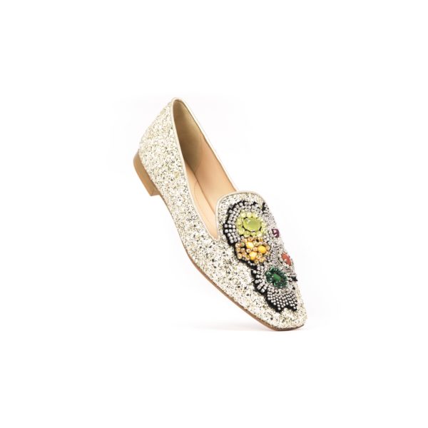 Prosperine Ballerina da Donna in Glitter con Pietre Spedizione Gratuita