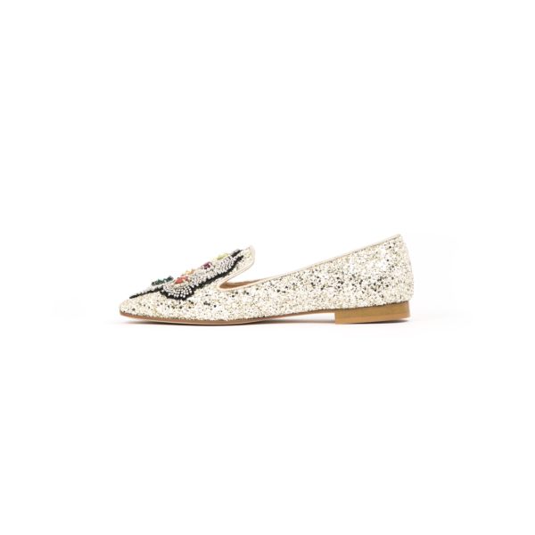 Prosperine Ballerina da Donna in Glitter con Pietre Spedizione Gratuita