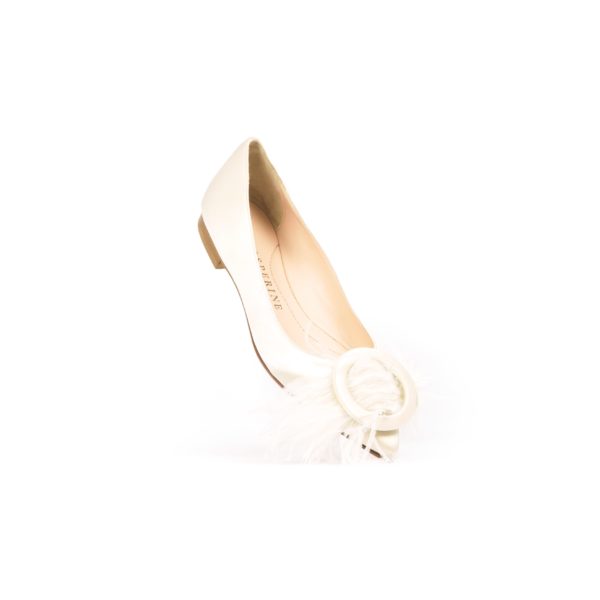 Prosperine Ballerina da Donna in Raso con Piume Prezzo Ridotto