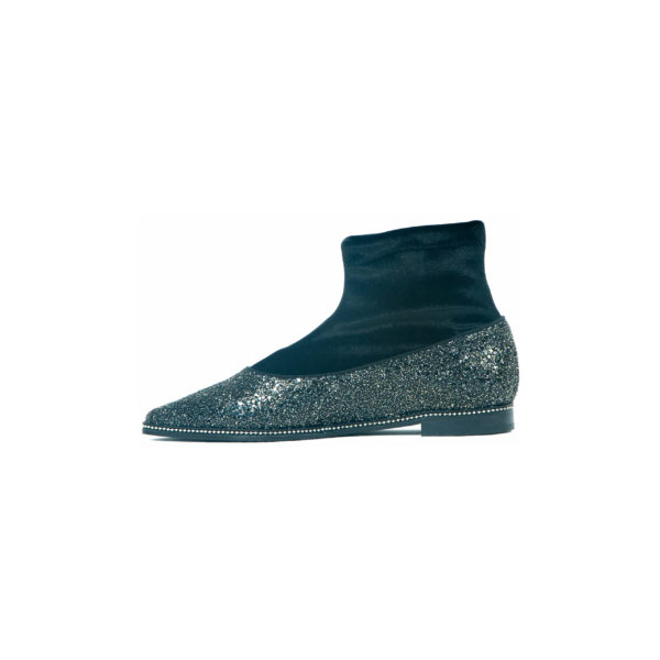 Prosperine Stivaletto da Donna in Tessuto Glitter Pezzi Unici