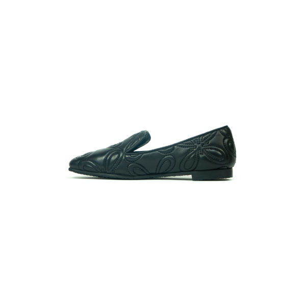 Prosperine Mocassino da Donna in Nappa Nera Presa