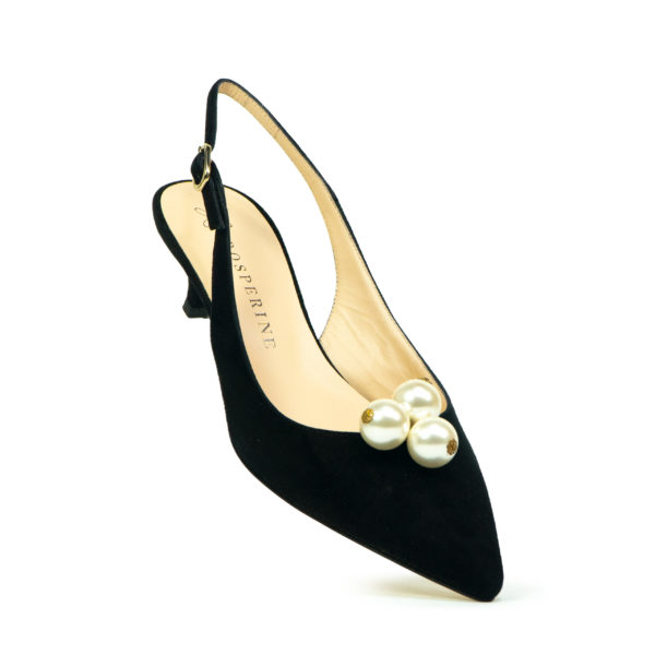 Prosperine Chanel da Donna in Camoscio con Perle Online