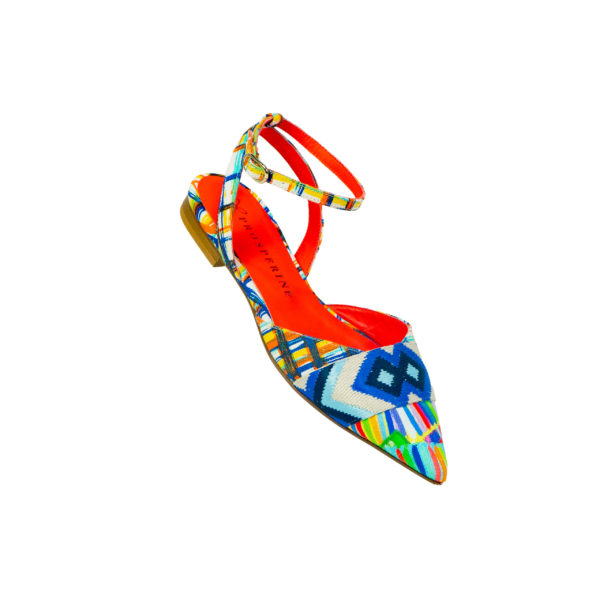 Prosperine Sandalo da Donna in Tessuto Multicolor Offerte