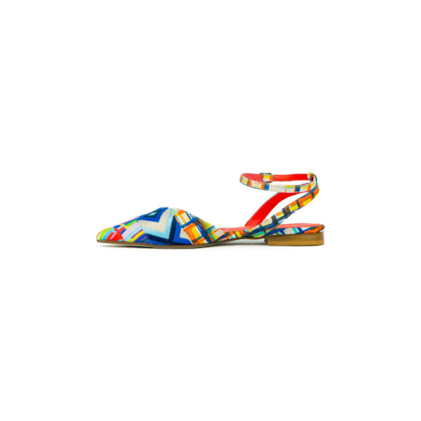 Prosperine Sandalo da Donna in Tessuto Multicolor Offerte
