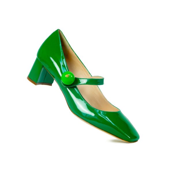Prosperine Decolletè da Donna in Vernice Verde Nuovo