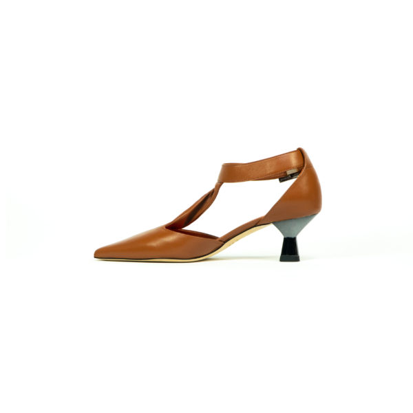Prosperine Sandalo da Donna in Nappa con Tacco Laccato Saldi