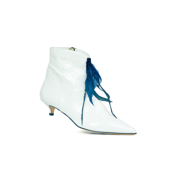 Prosperine Stivale da Donna in Vernice con Piume Fino Al -60%
