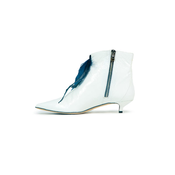 Prosperine Stivale da Donna in Vernice con Piume Fino Al -60%