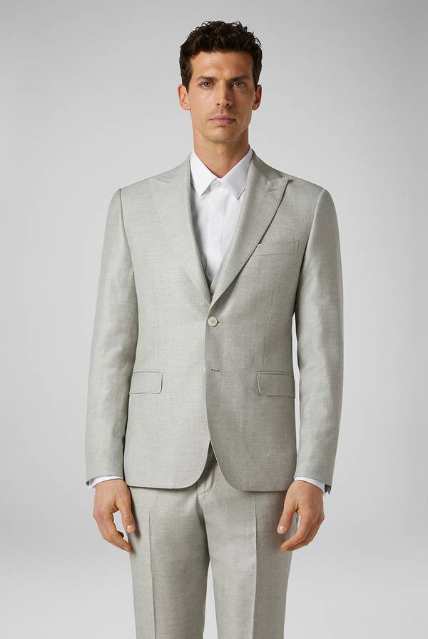 Pull Pal Zileri Abito tre pezzi della linea Cerimonia in lana e viscosa stretch Smaltimento dello stoccaggio