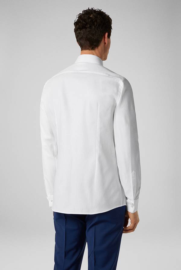 Pull Pal Zileri Camicia in puro cotone della linea Cerimonia con micro disegnature Italy