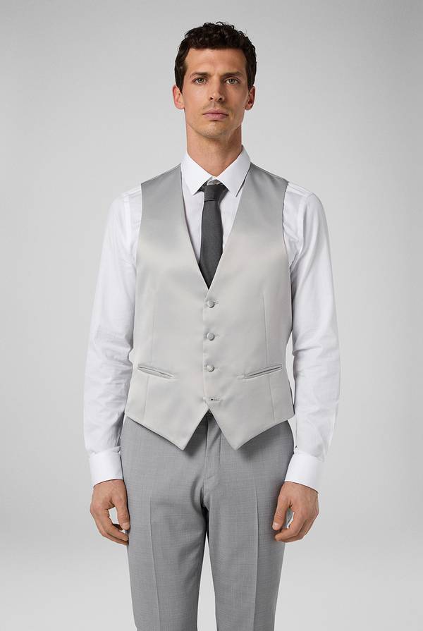Pull Pal Zileri Gilet in satin della linea Cerimonia In Linea