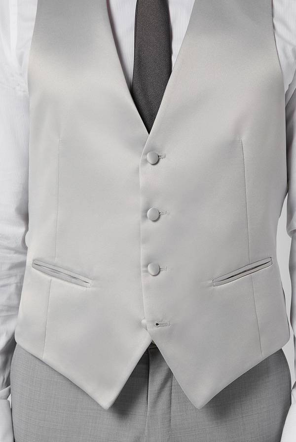 Pull Pal Zileri Gilet in satin della linea Cerimonia In Linea