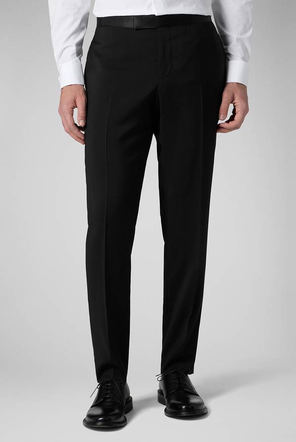 Pull Pal Zileri Pantalone classico con banda in raso in vita Negozi Online